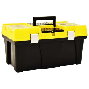 Tool Box Plastic 595x337x316 mm Yellow