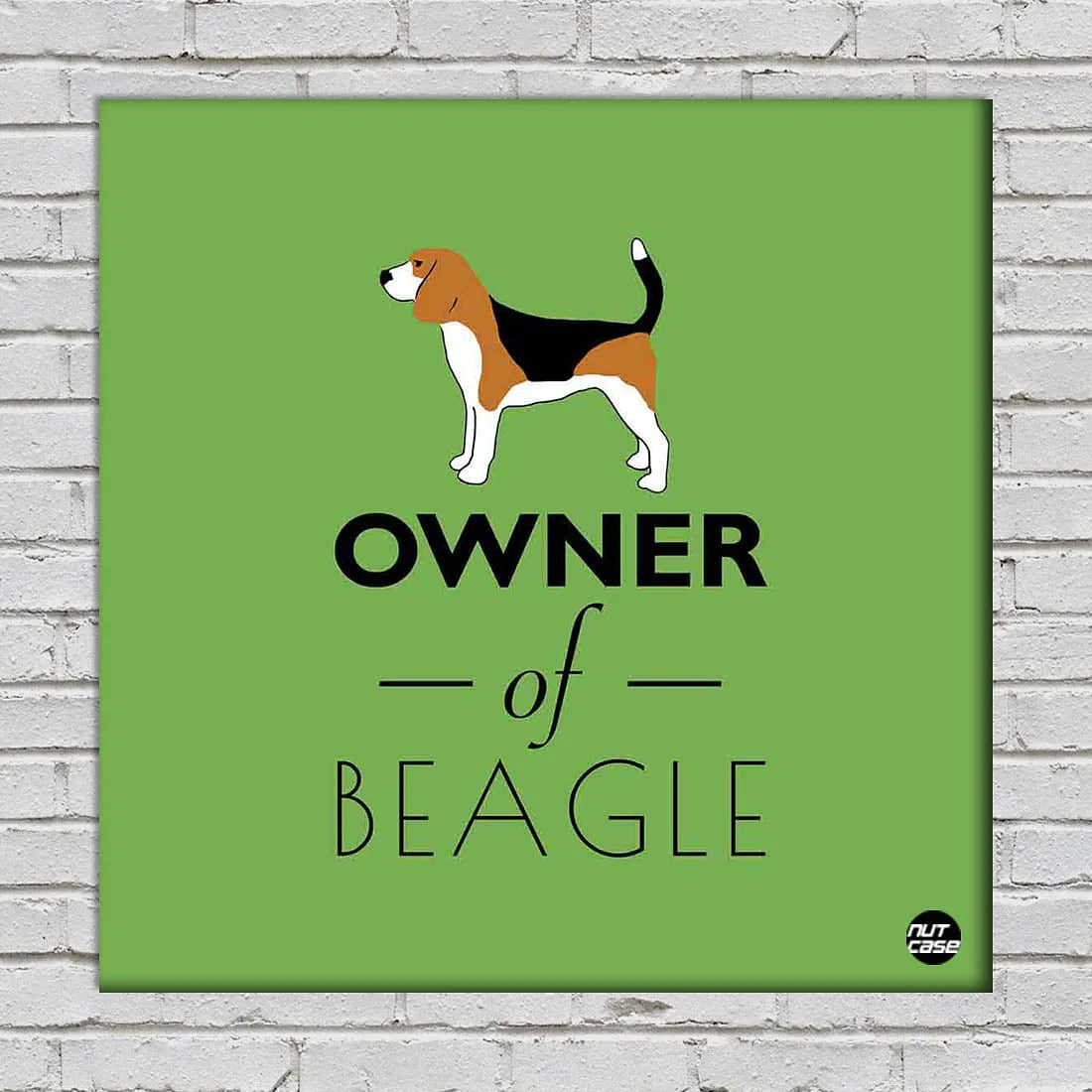 Wall Art Decor For Dog Lovers -Owner Of Beagle