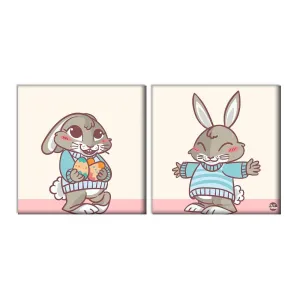 Wall Art Decor Panel For Home - Baby RABIT