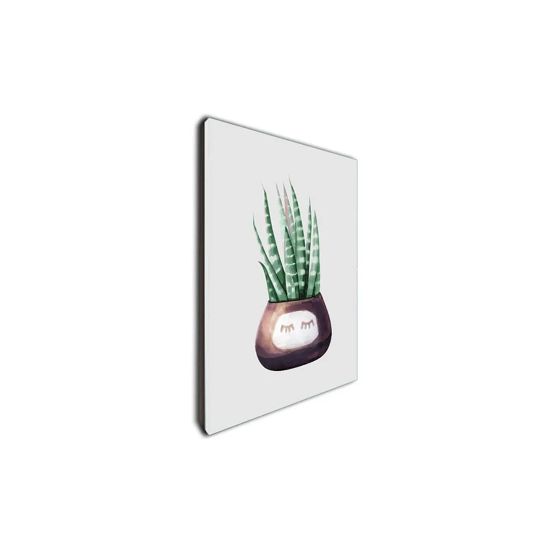 Wall Art Decor Panel For Home - Cactus Pot