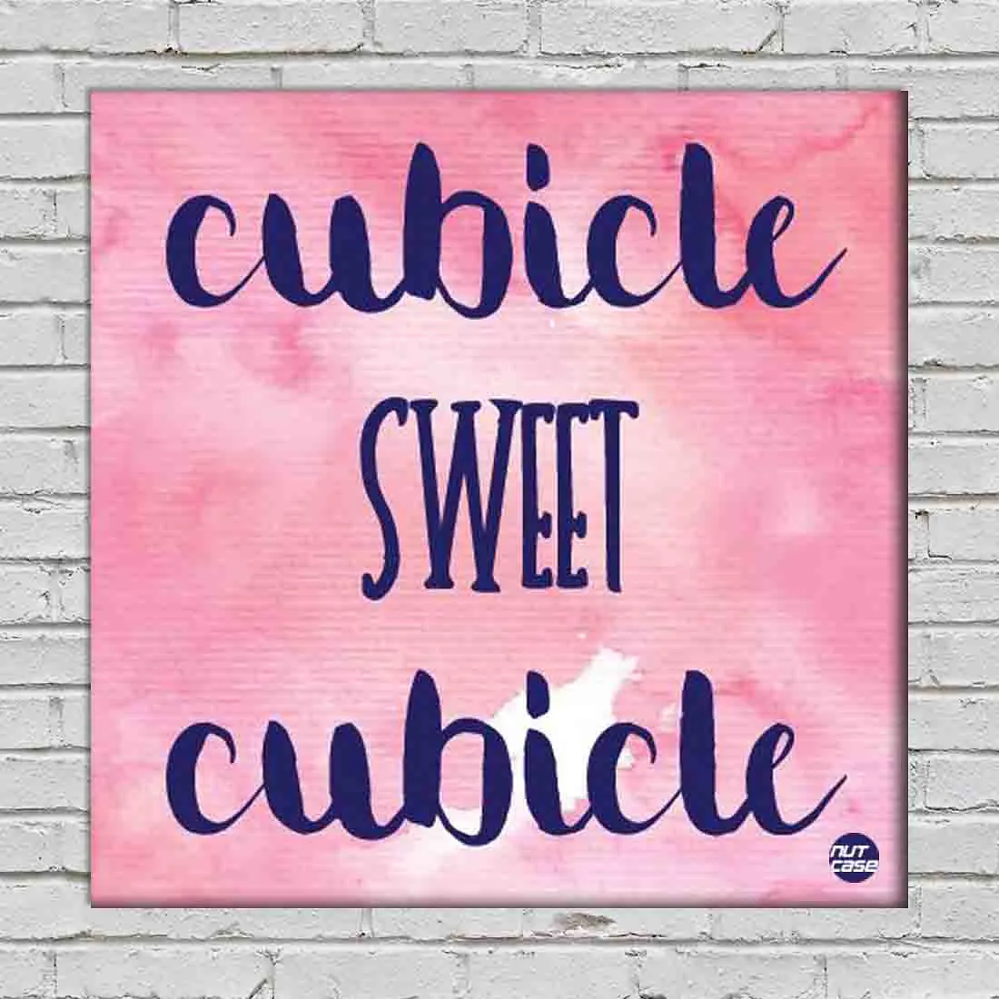 Wall Art Decor Panel For Home - Cubicle Sweet