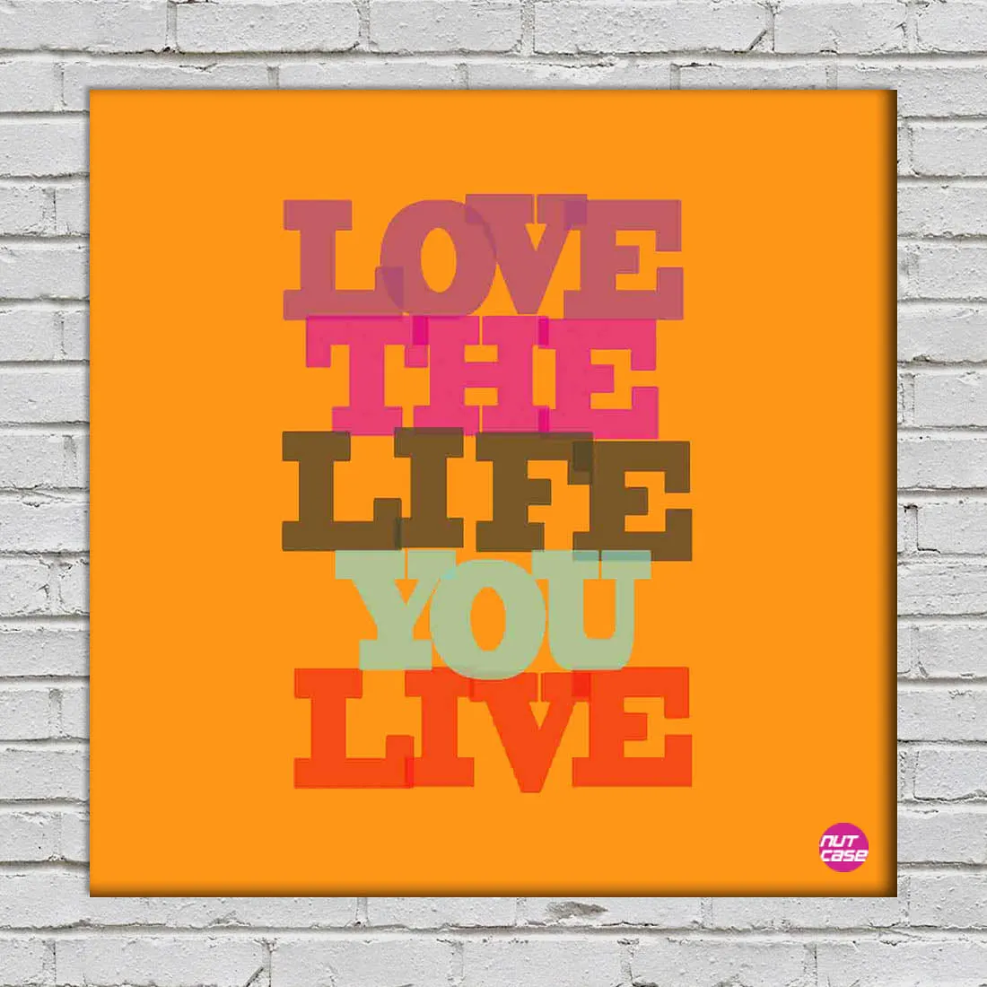 Wall Art Decor Panel For Home - Love The Life