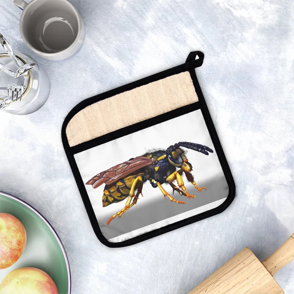 Wasp Pot Holder with Pocket